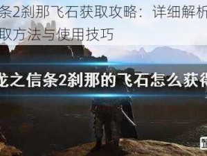 龙之信条2刹那飞石获取攻略：详细解析刹那的飞石获取方法与使用技巧