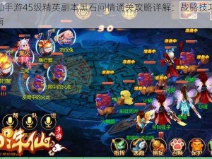 梦幻诛仙手游45级精英副本黑石问情通关攻略详解：战略技巧与难点突破指南