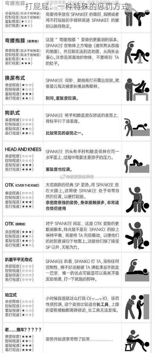 打屁屁：一种特殊的惩罚方式