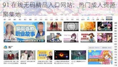 91 在线无码精品入口网站：热门成人资源聚集地