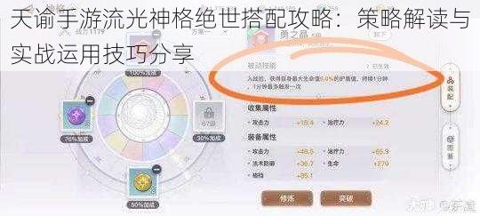 天谕手游流光神格绝世搭配攻略：策略解读与实战运用技巧分享